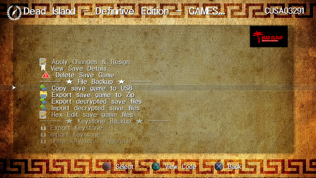 Apollo copy esave to USB