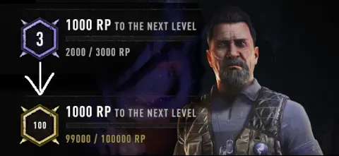 In-game screenshot of leveled-up story agent (Harper).